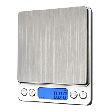 LCD Digital Kitchen Scale Precision Jewelry Scales Weight Balance Portable Mini Electronic Weighing Scale 500g/1/2/3kg 0.01/0.1g