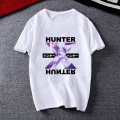 Men Women T-shirt Tops Kawaii Hunter X Hunter Tshirt Killua Zoldyck T-shirt Crew Neck Fitted Soft Anime Manga Tee Shirt Clothes