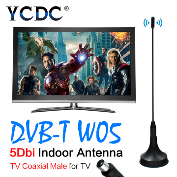5dBi Digital DVB-T TV Antenna New Freeview HDTV Aerial Amplifier Digital Indoor Antenna for DVB-T TV Antenna HDTV Box