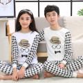 Children Pajamas Long Sleeved Nightwear 100% Cotton Pyajamas Kids Clothes Sets Cartoon Boys Sleepwear Teenage Pajamas For Girls