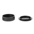 Rear Lens Cap/Body Cap Cover Screw Mount For Universal 39mm Leica M39 L39 Black