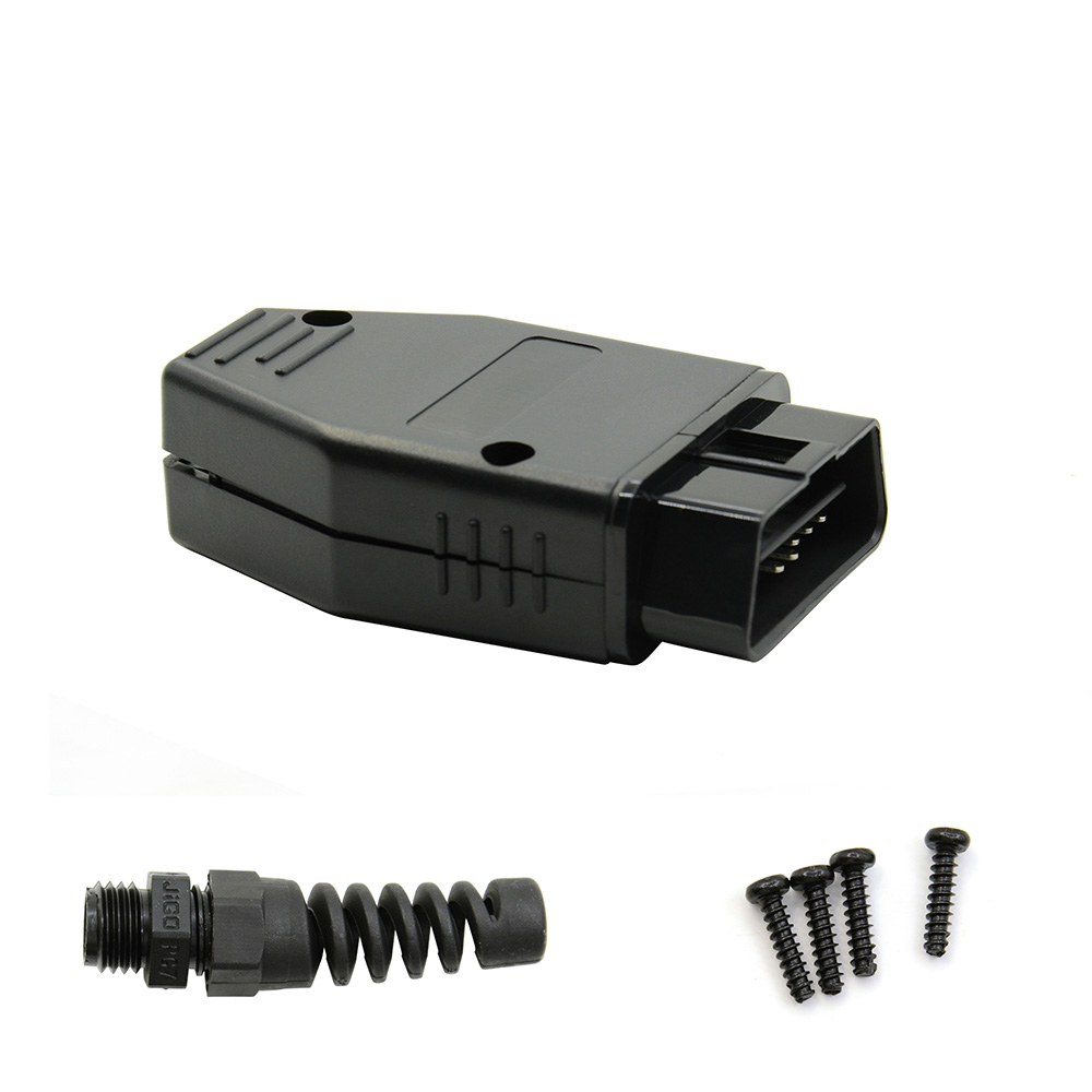 New Car Accessories Diagnostic Tool OBD2 16Pin Male Female Connector Plug Adapter OBD J1962 OBD2 16Pin Wiring Adapter 16Pin