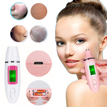 Precision Skin Analyzer Oil Content Test LCD Digital Face Skin Moisture Meter Battery Operated Skin Care Tester Monitor Detector