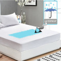 Waterproof Mattress Protector Cover Anti Dust Mite Breathable Fitted Bed Sheet 160x200+30cm/200x200+30cm Machine Washable