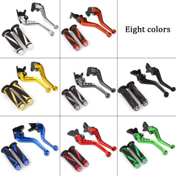 For Honda CBR500R CB500F CB500X 2013 - 2018 Short Motorcycle Brake Clutch Levers Handle Grips Set For CBR300R CB300F 2014 - 2017