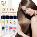 Purc 4pcs 100ml Brazilian Keratin Hair Treatment Straightening Smoothing Shampoo Conditioner Hair Care Repair Products Set 5%