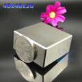 Neodymium magnet 40x40x20 rare earth super strong powerful block permanent welding searchmagnet 40*40*20mm suqare gallium metal