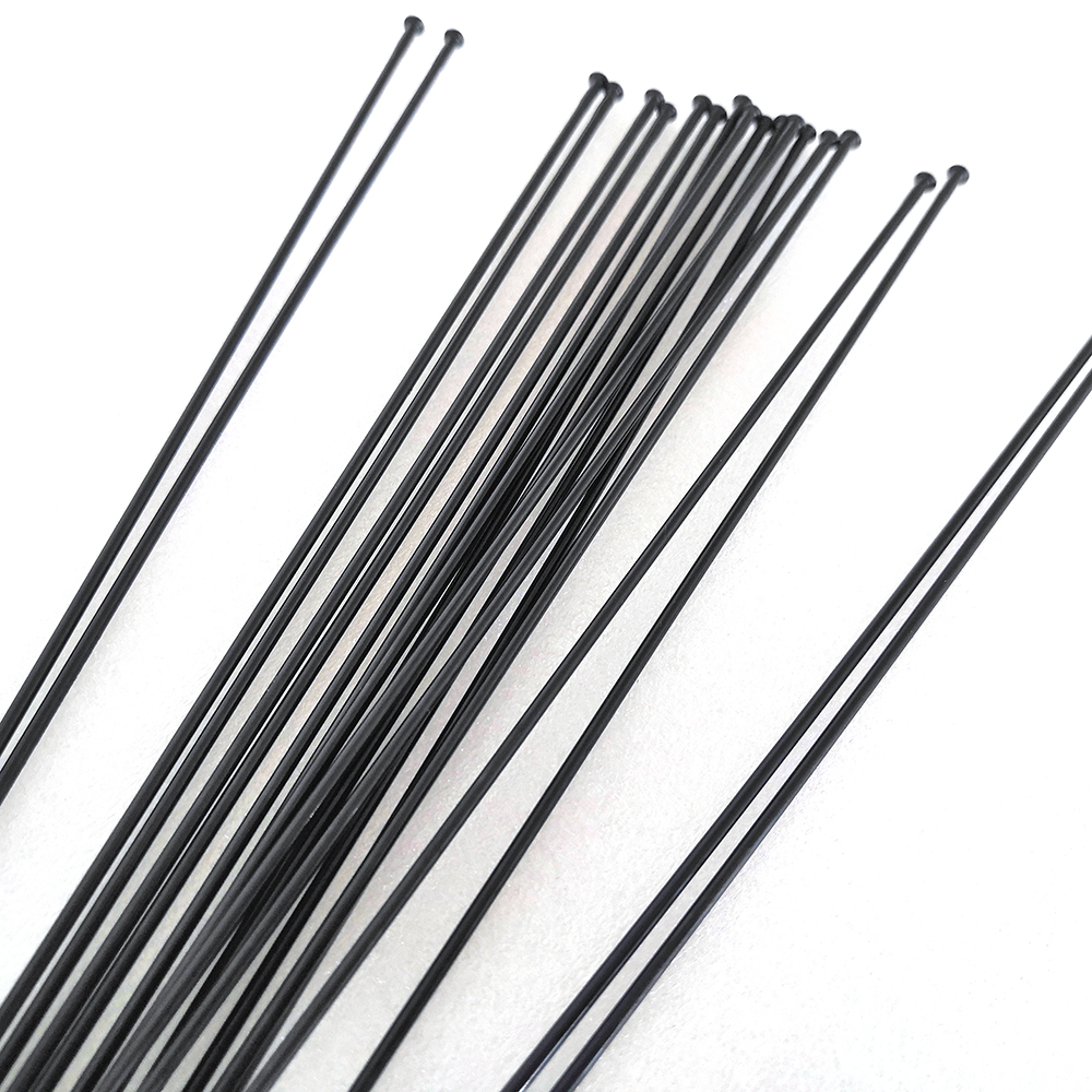 Pillar PSR 15 round Spokes Black15G Stainless J bend Straight Pull racing Spokes 2.0 -1.8 rays with free 15G nipples