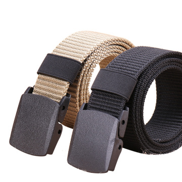 2019 Men Tactical Belt Nylon Military Waist Belt With Plastic Buckle Adjustable Outdoor Army Belts 2 pack Lightweight Belt