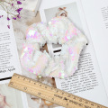 Colored Sequin Hair Scrunchies Women hair Accessories Scrunchies Elastic Hair Rope Bow Ties Ponytail Holder Hairband