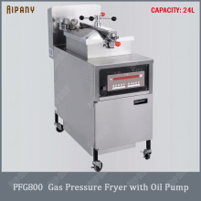 PFG800 henny penny style gas/electric pressure fryer with computer panel oil filter pump commercial chicken fryer frying machine