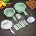 WORTHBUY Multifunction Vegetable Slicer Mandoline Fruit Vegetable Cutter Carrot Potato Grater With Blade Kitchen Accessories