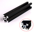 1PC BLACK 2020 V-slot European Standard Anodized Aluminum Profile Extrusion Linear Rail for CNC 3D Printer