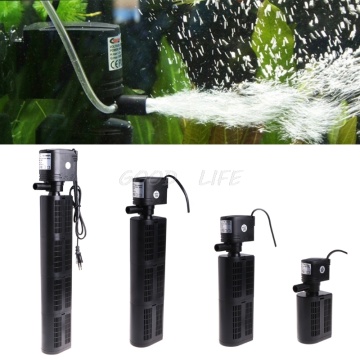 Aquarium Submersible Filter Pump Water Internal Fish Tank Pond 12/18/25/35W EU Plug increase air Aquario Accessory