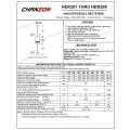 (100 Pcs) HER207 High Efficiency Rectifier Diode 2A 800V 50-70ns DO-15 (DO-204AC) Axial 2 Amp 800 Volt HER 207 Diodes