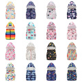 Kids Autumn Winter Sleeveless Hooded Vests Girls Boys Cartoon Printed Jackets Children Warm Tops Coat Cashmere Outwear