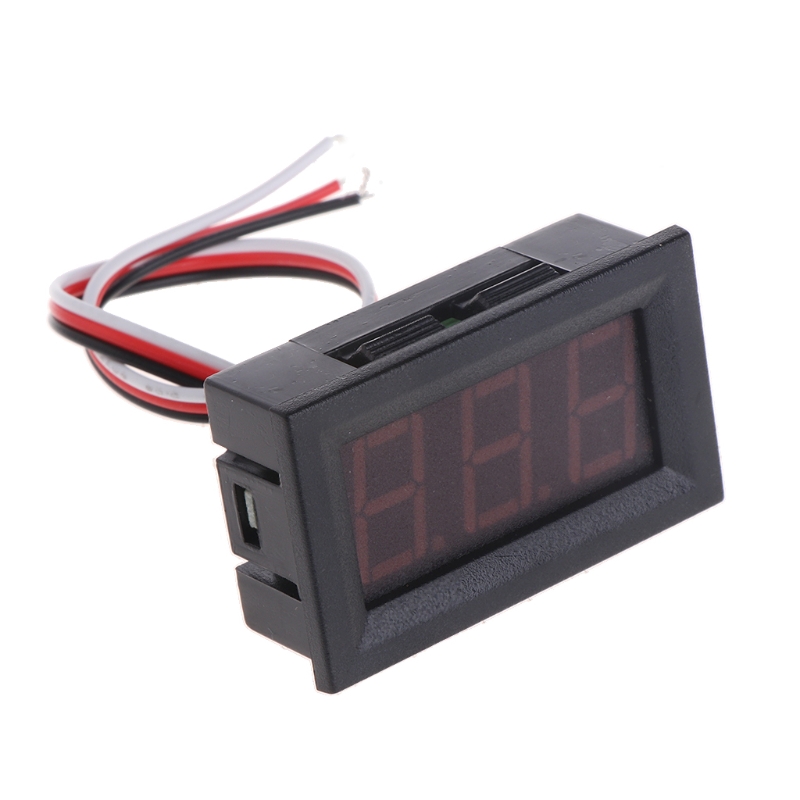 Mini Voltmeter Tester Digital Voltage Test Battery DC 0-30V Auto Car Motor Voltage Panel Meter LED Voltmeter Tool