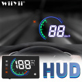 3.8inch HUD H6 Head up display OBD II Computer Speedometer Car electronics Overspeed Voltage Alarm Water temp Overspeed RPM