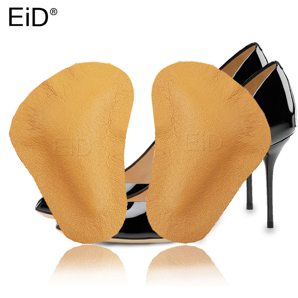 EiD Insoles Leather Arch Support Pad for Women Flat Foot Orthopedic Inserts Pain Relief High Heel Shoe Sandal Orthotic Inserts