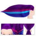 80cm Full Long High Temperature Firber Colorful Hair Doll Heads Hairdressing Training hair Head Dummy Hairdresser Mannequin Head