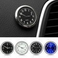 2018 Newest Hot MINI Luminous Car Auto Dashboard Quartz Time Clock Ornaments Interior Decor Kit
