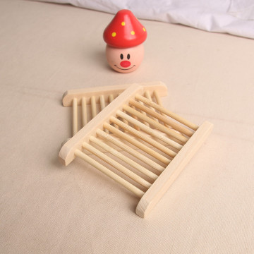 Natural Wood Soap Tray Holder Bathroom Accessories Wooden Natural Bamboo Soap Dishes Tray Storage Soap Rack Home Storage