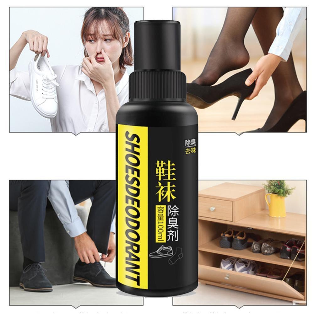 100ML Socks Shoes Deodorant Spray Shoes Stink Freshener Spray Remover Socks Odor Refresh Antiperspirant Z6B7