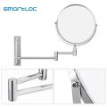smartloc 8 inch Extendable 1X5X Magnifying Bathroom Mirror Smart Mirror Makeup Wall Mounted Mirror Bathroom Mirror Cabinet