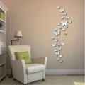 Butterfly Mirror Wall Sticker 12 pcs Acrylic DIY 3D Wall Decor Stickers Living Room Decoration Home Wall Stickers for Kids Room