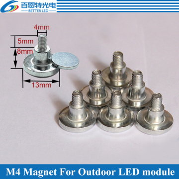 50pcs/lot M4 Cylinder magnet for Outdoor LED display module