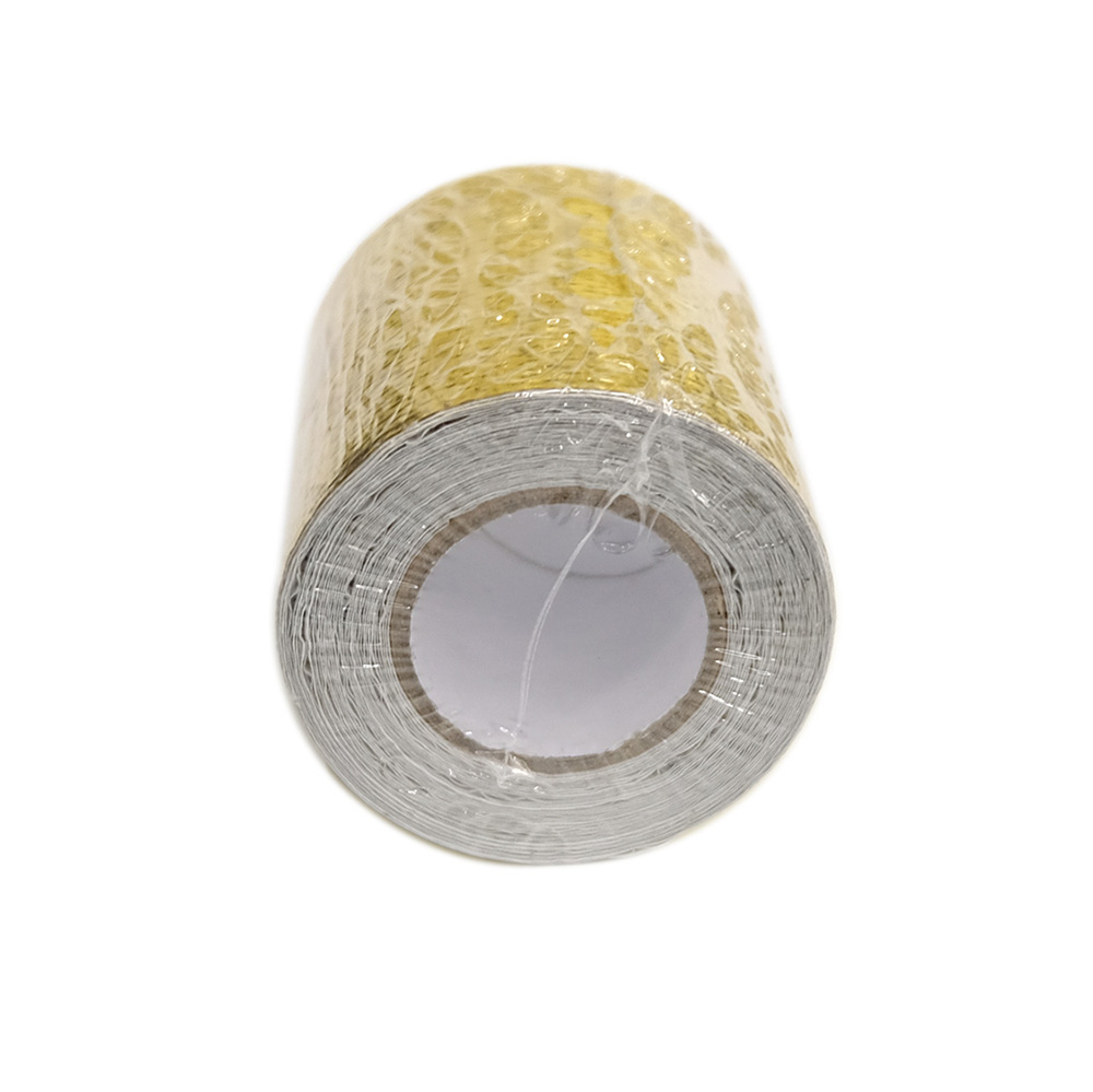 SPSLD Heat Foil Sealing Insulation Reflective Tape Adhesive Exhaust Pipe Decorative Shield Wrap Backed Roll Aluminum Auto 5M