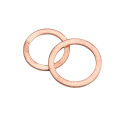 100pcs M4-M14 Professional Assorted Copper Washer Sump Plug Oil Seal Fittings Gasket Set Flat Ring Seal Hardware Accessories Kit