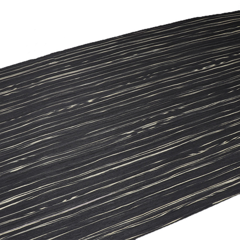 Technical Wood Veneer Engineering Veneer E.V. for Car 60x250cm Backing with Tissue 0.2mm thick Q/C Stripe Black