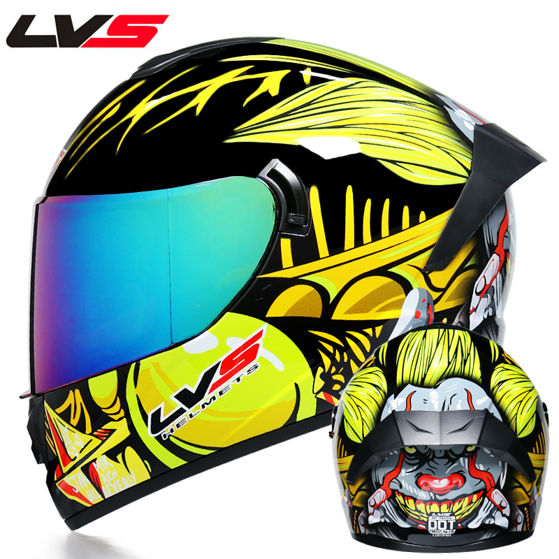 Motorcycle Helmets for Men and Women Wear Double Lens Locomotive Helmets Capacete da motocicleta