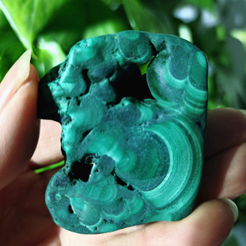 Natural raw ore malachite slice mineral specimen home furnishing specimens Stones and powerful Healing crystals