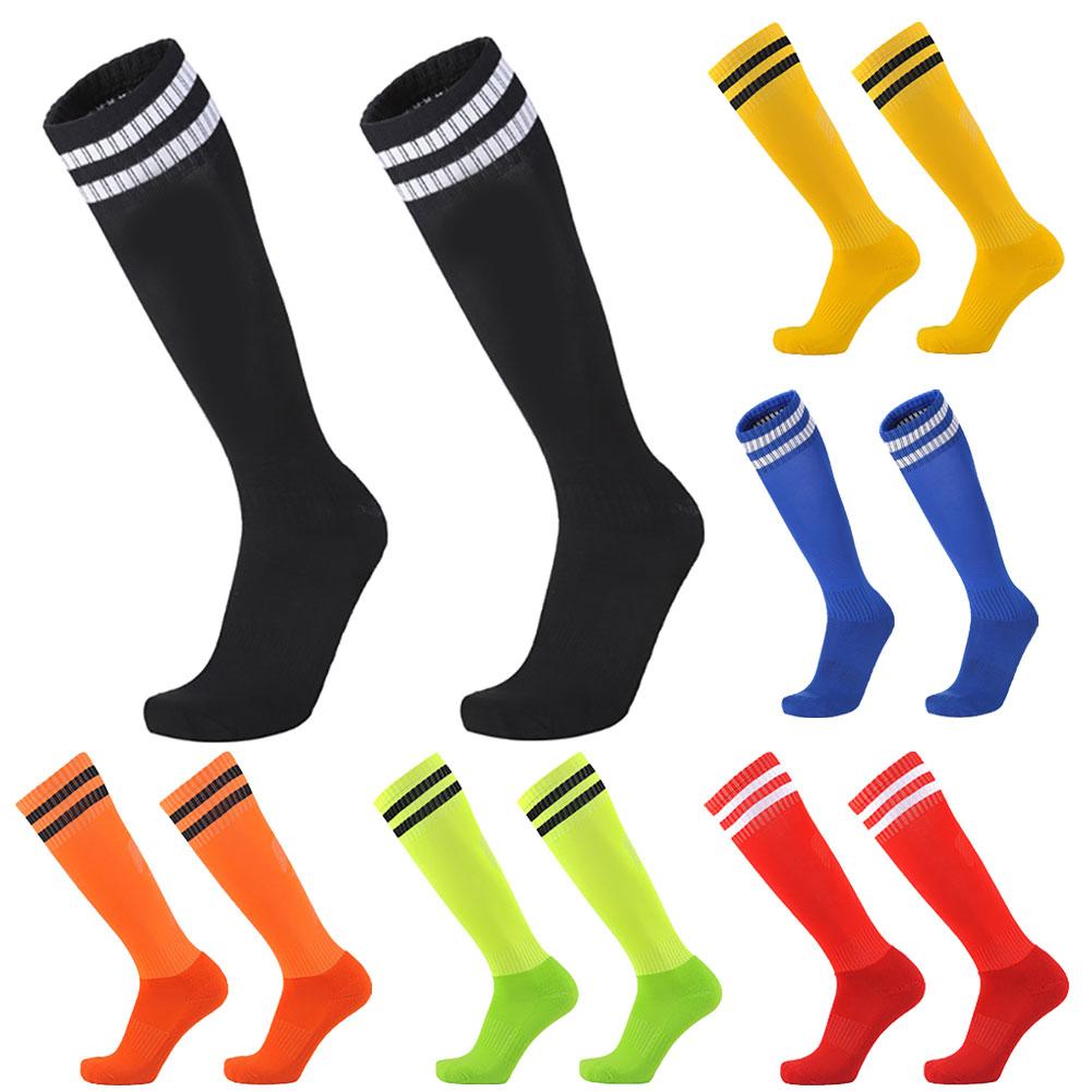 Adults Children Breathable Anti-Slip Soccer Football Sports Long Tube Socks New Chic