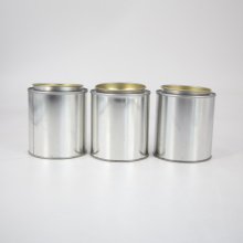 200ml round metal container paint sample cans