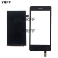 4.5'' Mobile Phone LCD Display For Fly IQ4403 Lcd Display + Touch Screen Digitizer Sensor Panel Front Glass Tools Protector Film