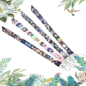 Mobile Phone Strap Cute Anime Ghost Blade Lanyard Neck Strap For Keys ID Card For Badge Holder DIY Hang Rope