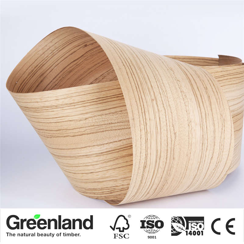 Zebrano (Q.C) Wood Veneers bedroom chair table Skin Size 250x15 cm table Veneer Flooring DIY Furniture Natural Material