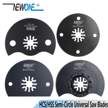 NEWONE 88mm HCS/HSS Flush/Flat Segment Saw blade Semi-circle blade for Makita,AEG,Fein,Dremel multiple Oscillating Power Tools