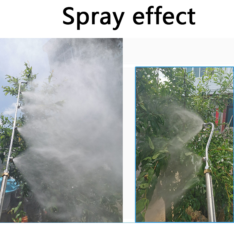 High Pressure Stainless Steel Spray Nozzle Garden Atomizing Sprinkler Agricultural Sprayer for Garden Watering Water Mist