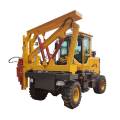 Truck mounted multifunctional fence pile driver