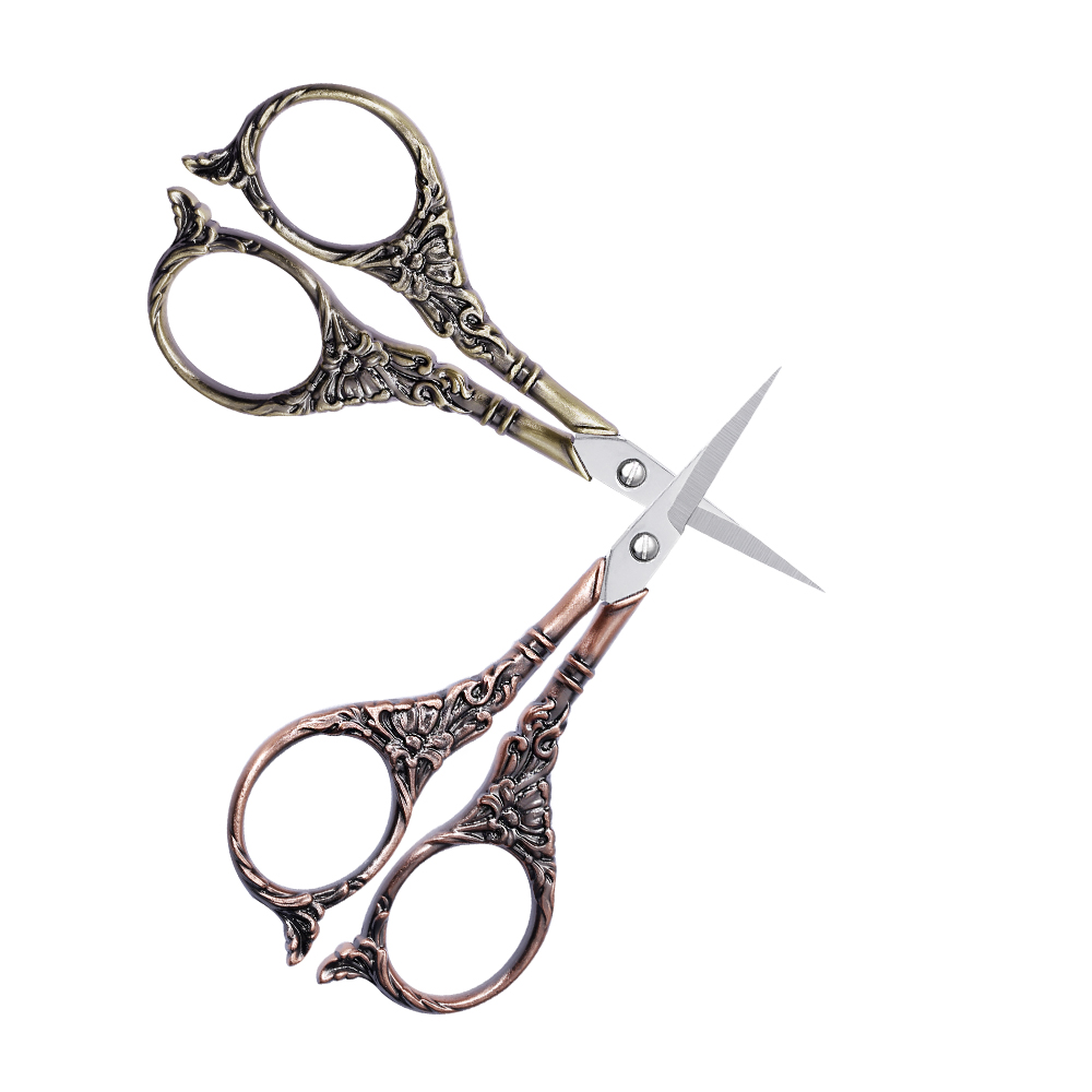 LMDZ High Quality Fancy Design Multi Function Steel Vintage Craft Scissors for Sewing