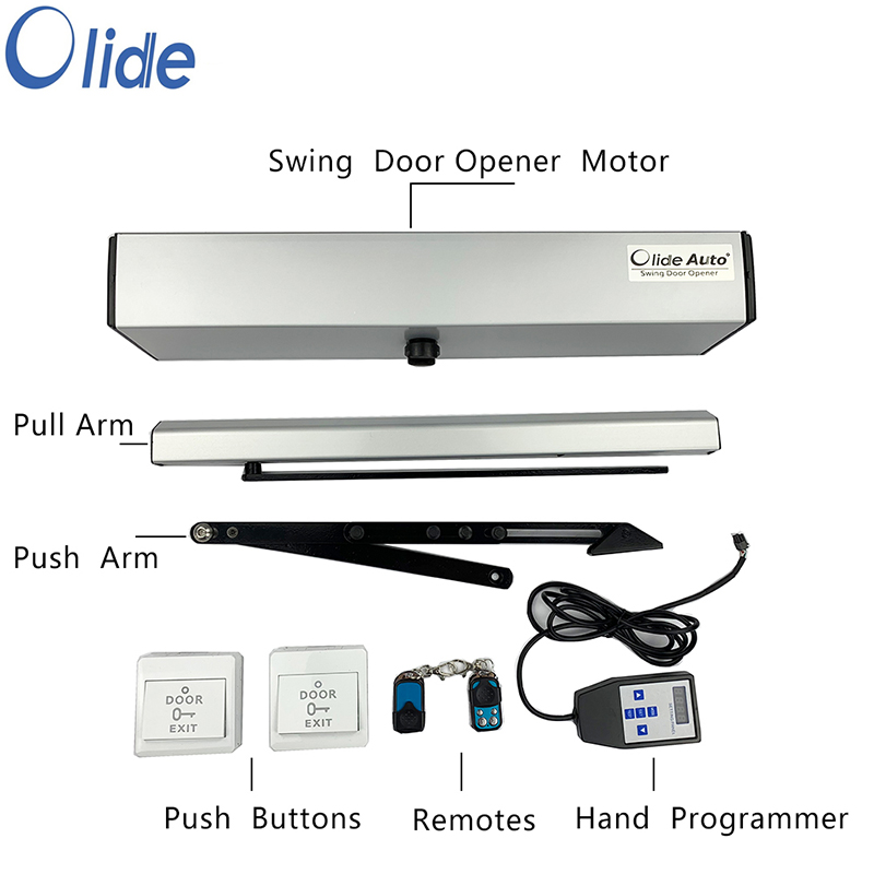 Electric Handicap Door Opener With Push Button, Remote Control Electric Swing Door Opener