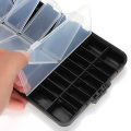 Fishing Tackle Boxes With 26 Compartments Good Fishing Plastic Container Lure Bait Waterproof Storage Box Cover 12*10*3.5cm