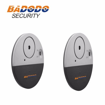 2pcs/lot Doberman security low cost gate,door/Window Alert detects vibration sensor Warning Sticker to deter theft