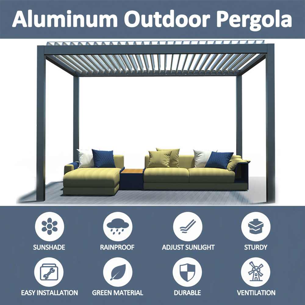 aluminium pergola