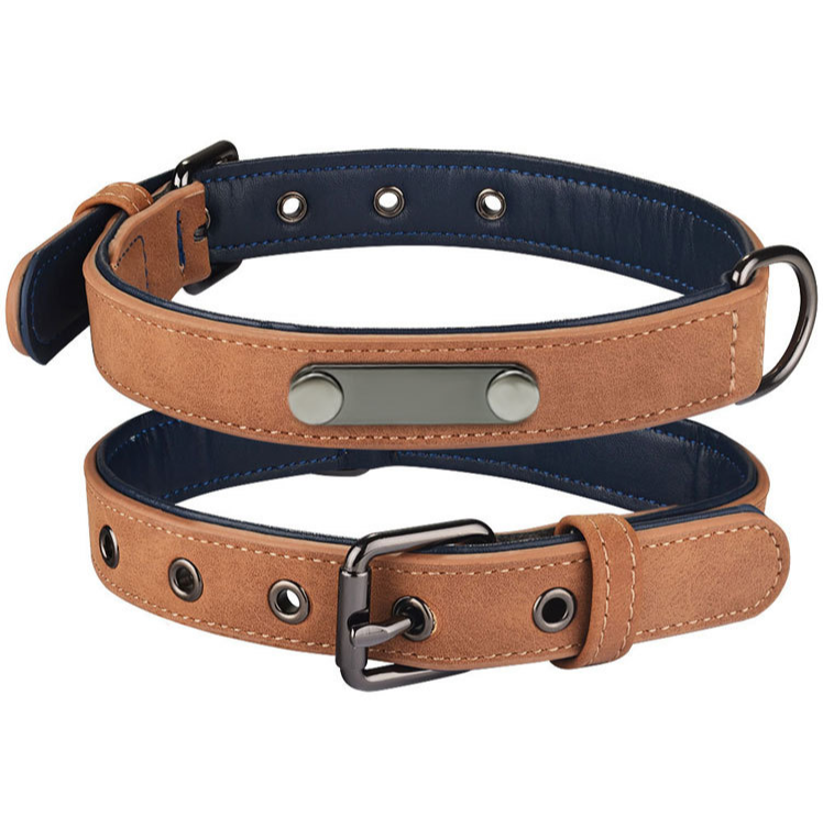 Leather Dog Collar Personalised