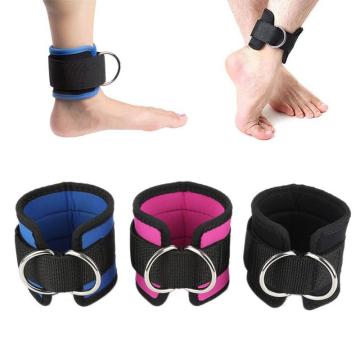 1pcs D-Ring Ankle Anchor Straps Belt Gym Attachment Thigh Leg Strap Lifting Fitness Gluteus Exercise Band Elastica Fitness